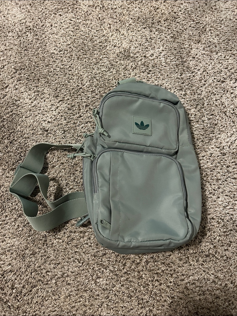 adidas Originals Sage Green Crossbody Belt Bag